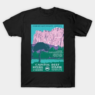 Capitol Reef National Park Vintage WPA Poster T-Shirt